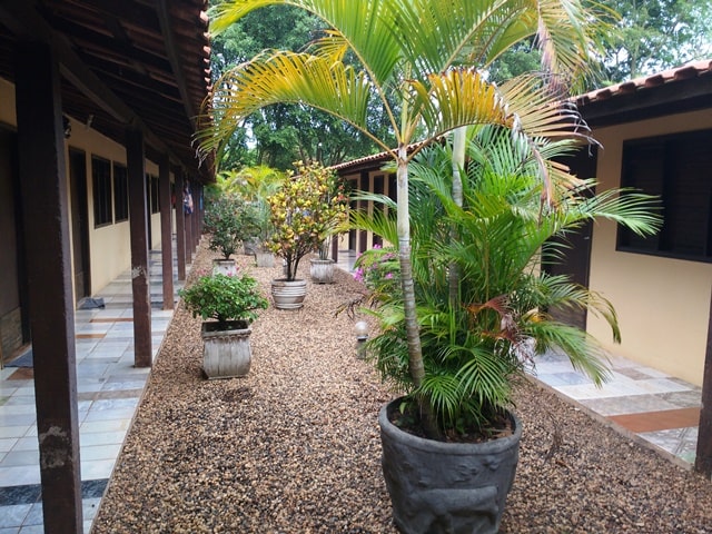 Hall dos quartos - Pousada Boa Vista - Brotas/SP.