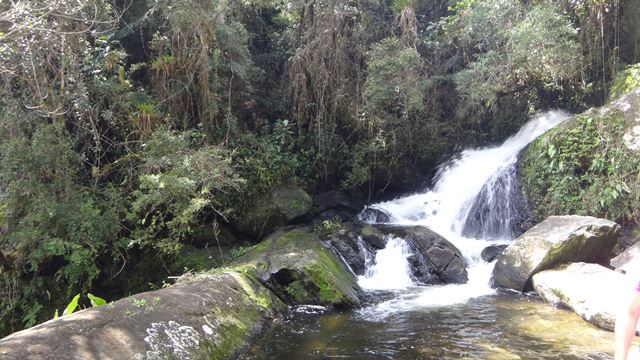 Terceira cachoeira da trilha.