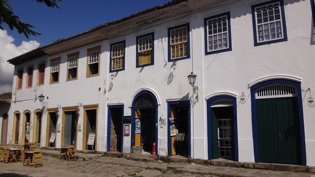 Arquitetura da época colonial, em Paraty/RJ.