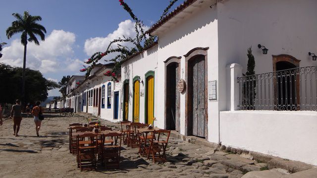 Arquitetura da época colonial, em Paraty/RJ.