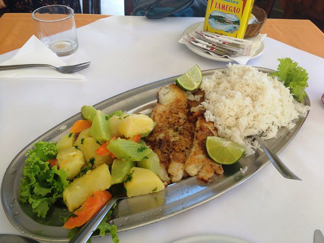 Almoço em Paraty.