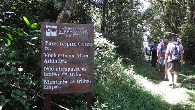 Trilha das Cachoeiras - Parque Estadual da Serra do Mar Núcleo Cunha.