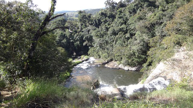 Visão da Cachoeira do Pimenta, da Trilha do Mirante.