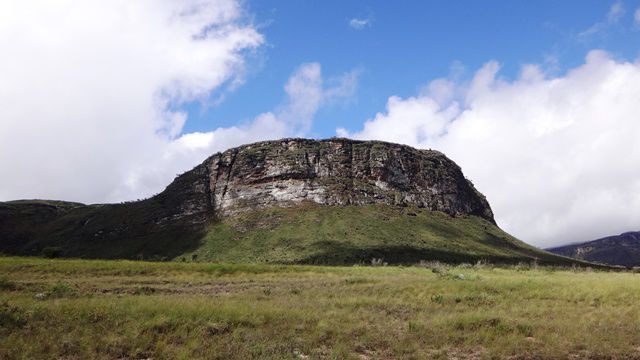 Paisagem vista na travessia Águas Claras.