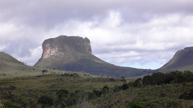 Paisagem vista na travessia Águas Claras.