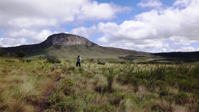 Paisagem vista na travessia Águas Claras.