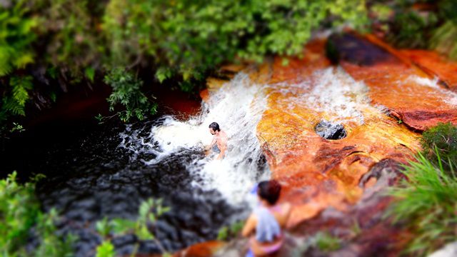 Poço Águas Claras, na Chapada Diamantina.