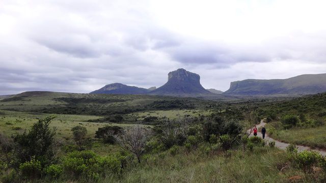 Última olhadinha para os morros da travessia Águas Claras.