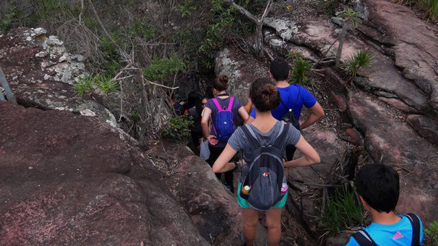 Iniciando a descida para a Cachoeira do Buracão.