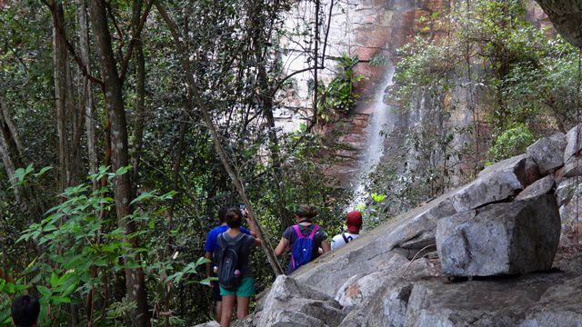 Trilha para a Cachoeira do Buracão.