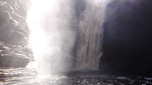 Cachoeira do Buracão, na Chapada Diamantina.