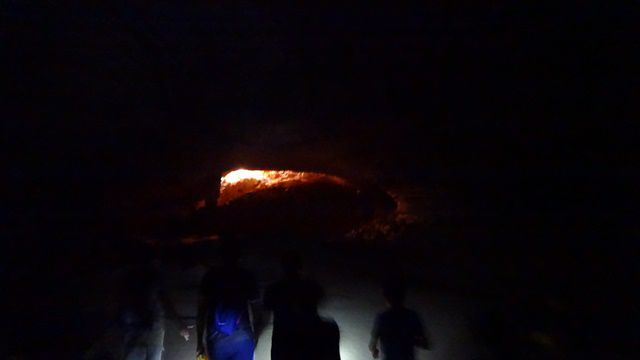 Luz no fim do túnel (da gruta).