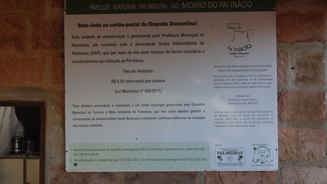 Recepção do Morro do Pai Inácio.