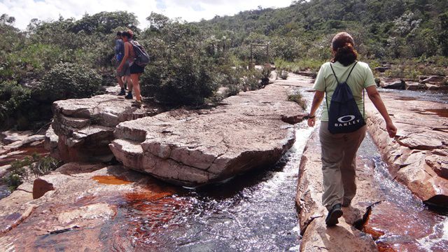 Trilha da Cachoeira do Mosquito.