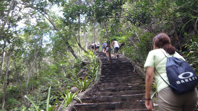 Hora de encarar a subida para voltar à fazenda.