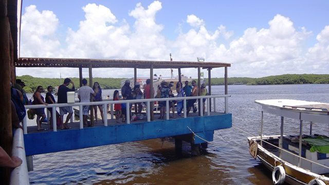 Rampa de embarque para Coroa Alta.