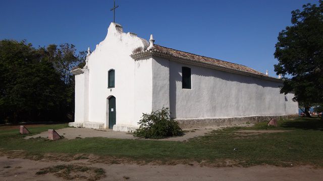 Igreja de São João Batista, ou Igreja do Quadrado, em Trancoso - Porto Seguro/BA.