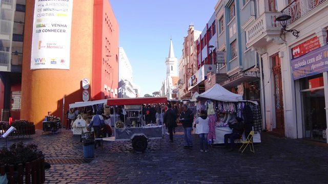 Feira do Largo da Ordem em Curitiba/PR.