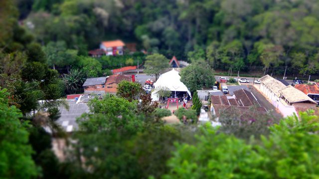 Praça do Artesão vista do Mirante do Cruzeiro