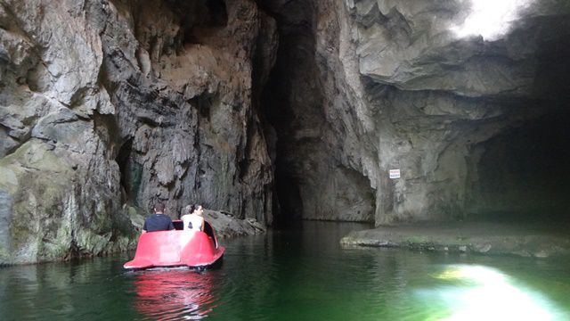 Gruta do Anjo - pedalinho