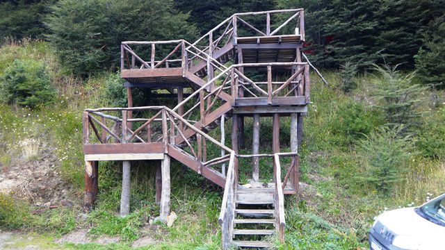 Escadas do Mirador del Valle Carbajal