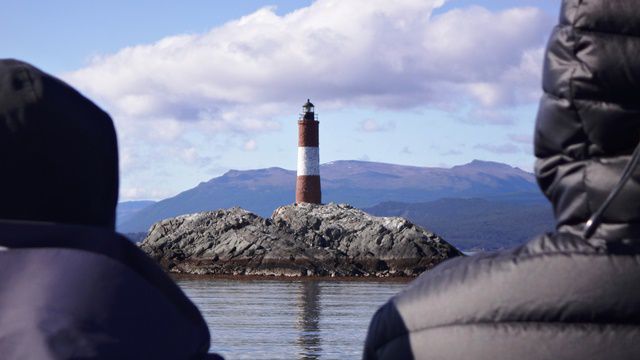 Farol Les Éclaireurs, Baia de Ushuaia