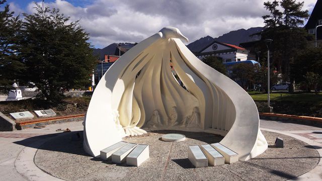 Monumento na região portuária