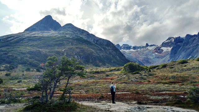 Ushuaia - trekking Laguna Esmeralda - trecho de turfas