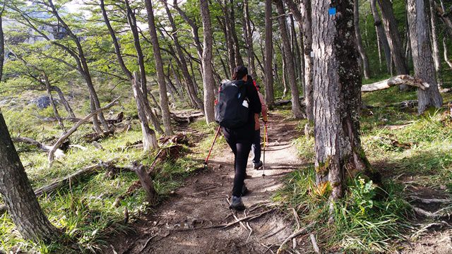 Ushuaia - trekking Laguna Esmeralda - quase lá