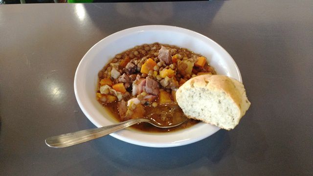 Sopa de lentilhas