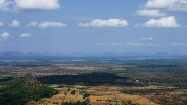 Rio Tocantins ao fundo - Chapada das Mesas