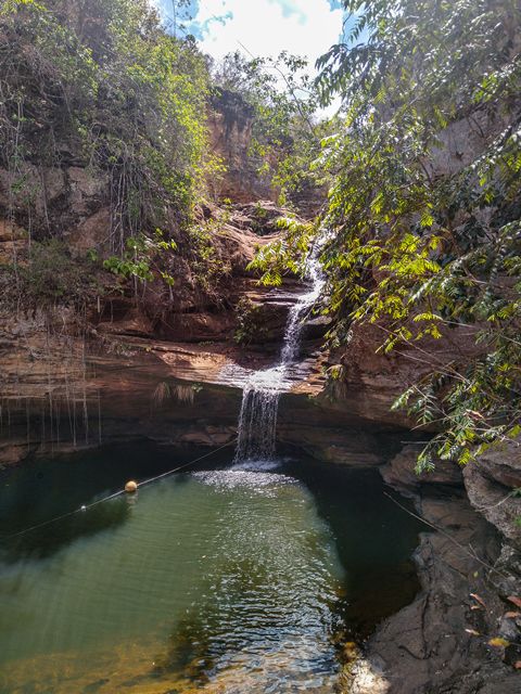 Poço Azul - Cachoeira de Santa Paula