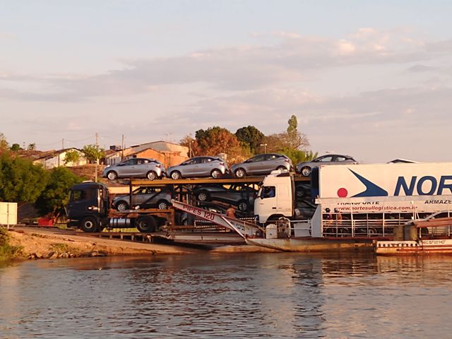 TRansporte de balsa entre Caroina e Filadélfia