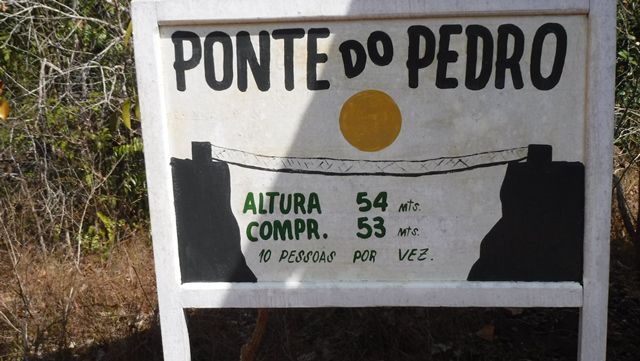 Ponte do Pedro, com 54 metros de altura