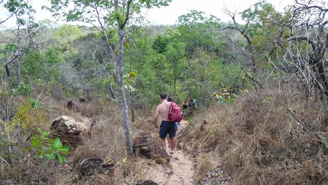 Trilha para as Cachoeiras da Prata