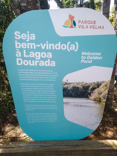 Lagoa Dourada - Parque Vila Velha