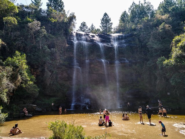 Cachoeira da Mariquinha em Ponta Grossa/PR