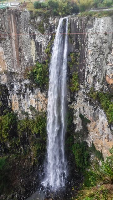 Cachoeira do Avencal vista de frente