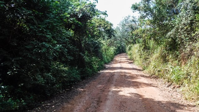 Estrada para o Espaço Indiana, na zona rural de Botucatu