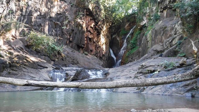 Segundo poço da cachoeira. O primeiro fica mais acima