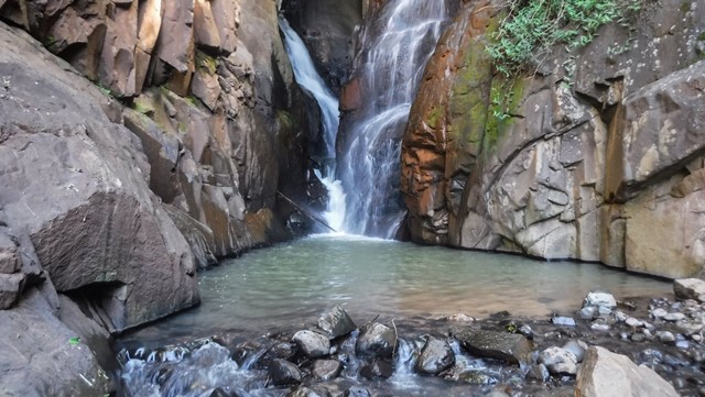 Cachoeira Indiana, em Botucatu/SP