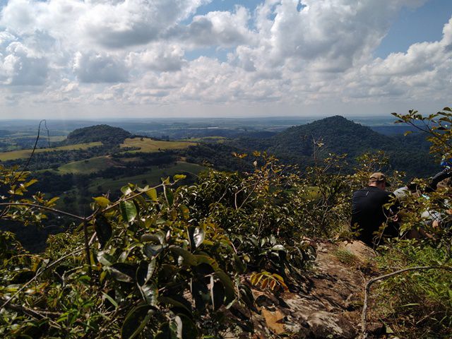 Vista de cima da pedra