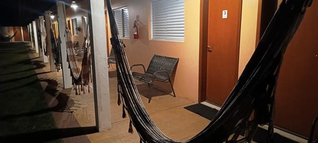 Pousada San Pietro - corredor externo dos quartos