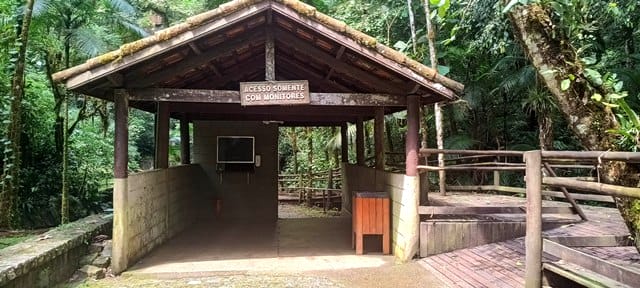 A partir deste ponto, somente com guia