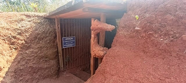 Esse é o acesso para a Cachoeira do Saltão