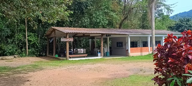 Recepção onde fizemos o pagamento da taxa
