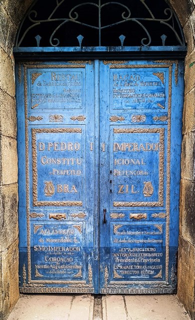 Pórtico em homenagem a maioridade de D. Pedro II.