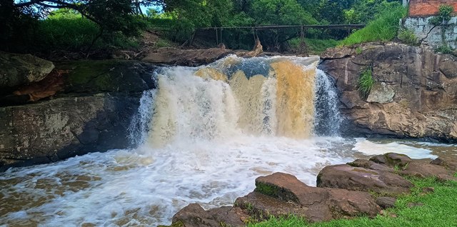 Cachoeira no rio Ipanema
