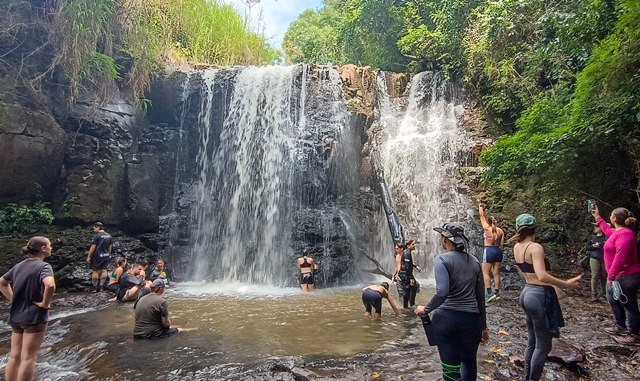 Primeira cachoeira do trekking
