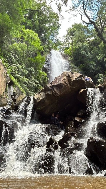 "Esconderijo" após a cachoeira